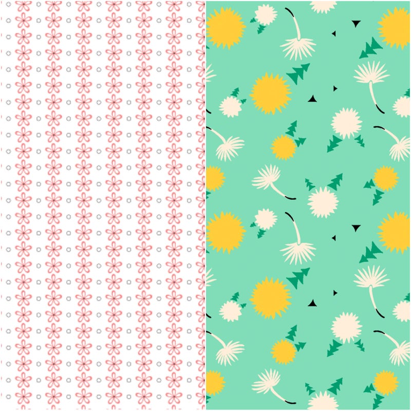 COTTONVILL 20COUNT Cotton Print Quilting Fabric (Quarter 6pcs, Flower Festival) - Image 4